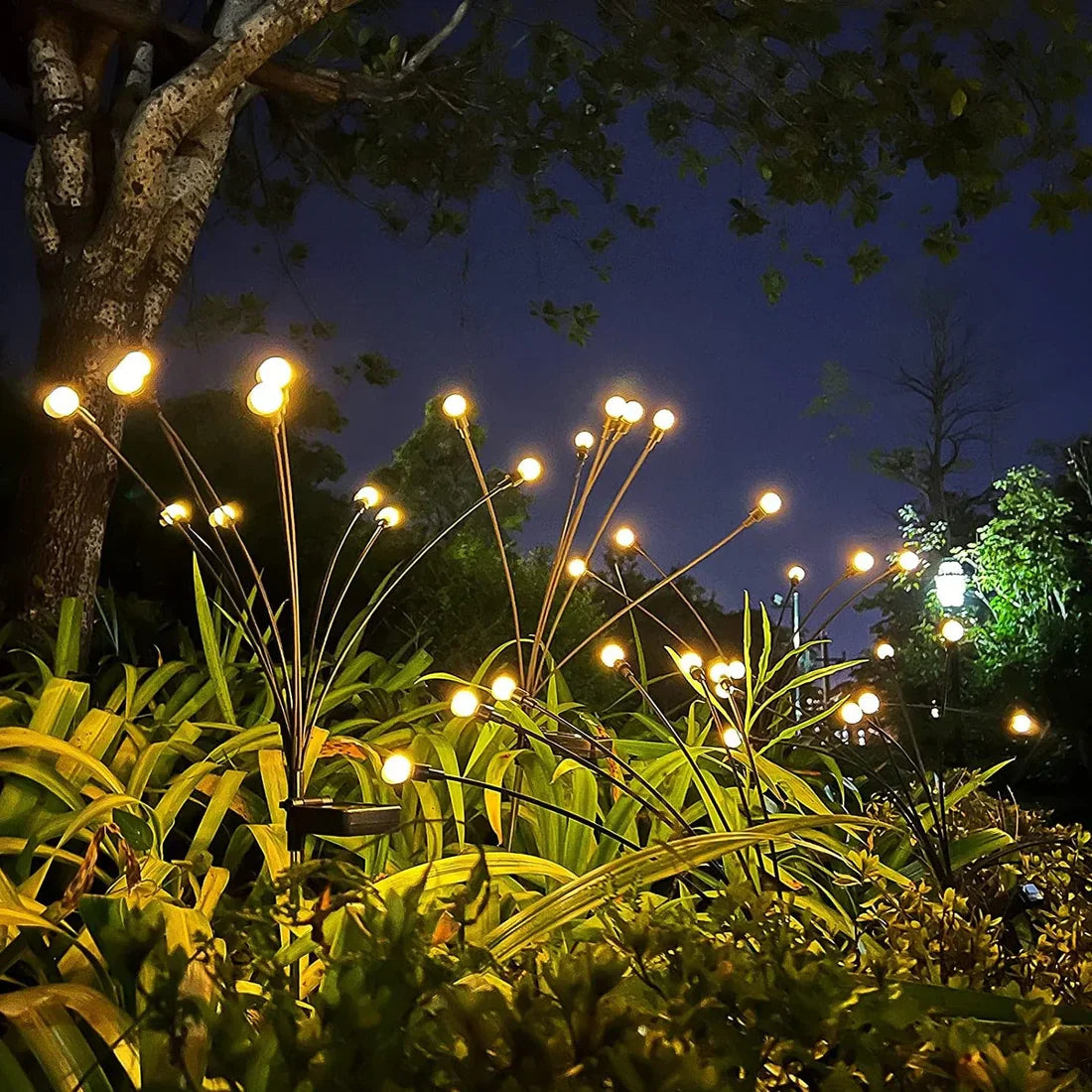 Lampes LEDs Lucioles À Énergie Solaire – Ambiance Magique Pour Votre Jardin