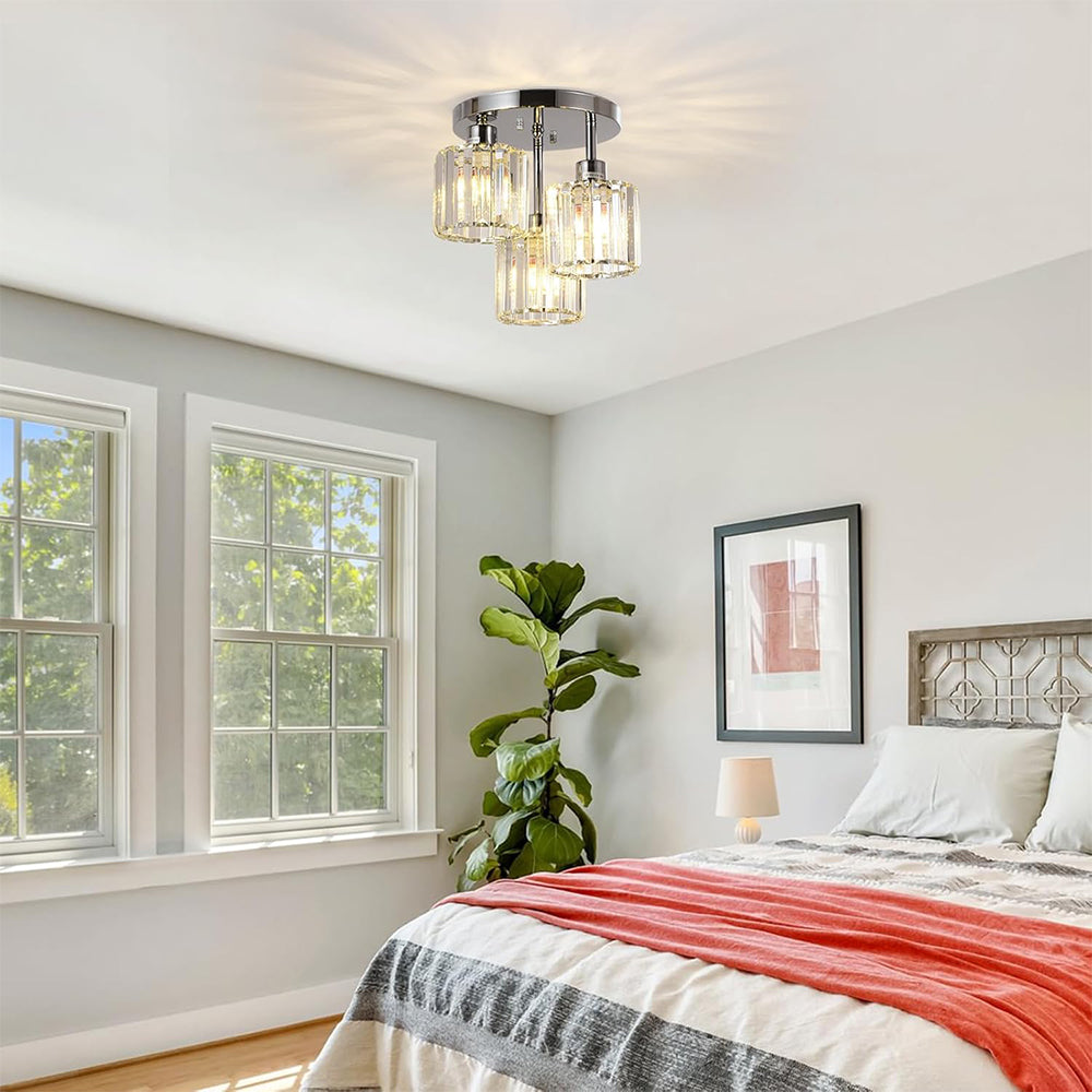 Plafoniera Semi-Incastrata – Eleganza Moderna e Splendore Raffinato