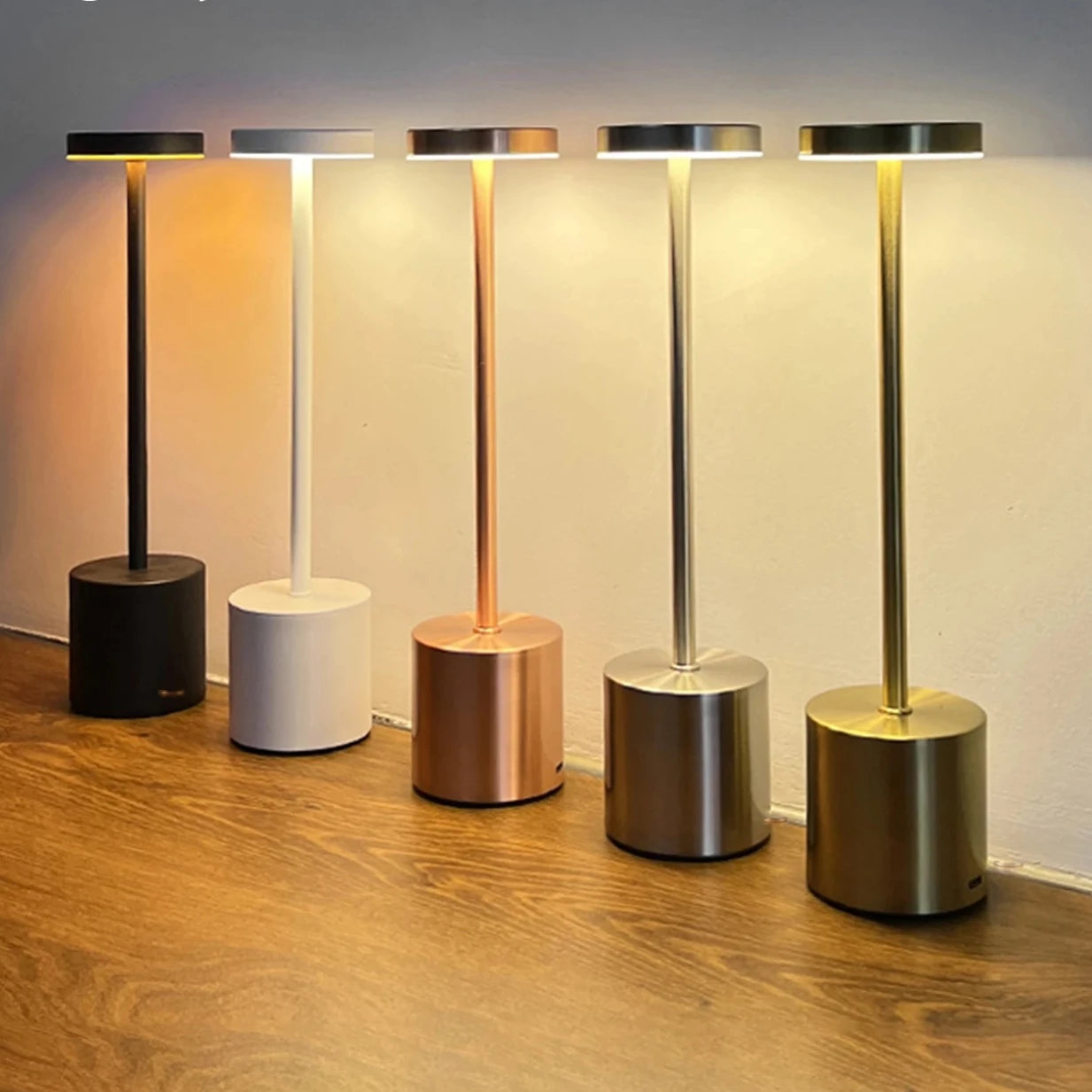 Tölthető Érintésvezérelt LED Asztali Lámpa – Praktikus és Modern Megvilágítás