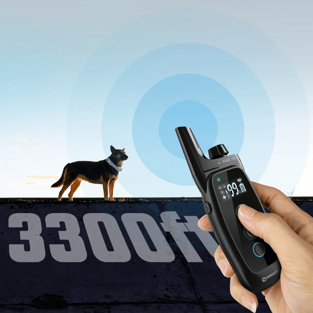 Výcvikový obojek pro psy – LED dálkové ovládání a dosah 1000 m