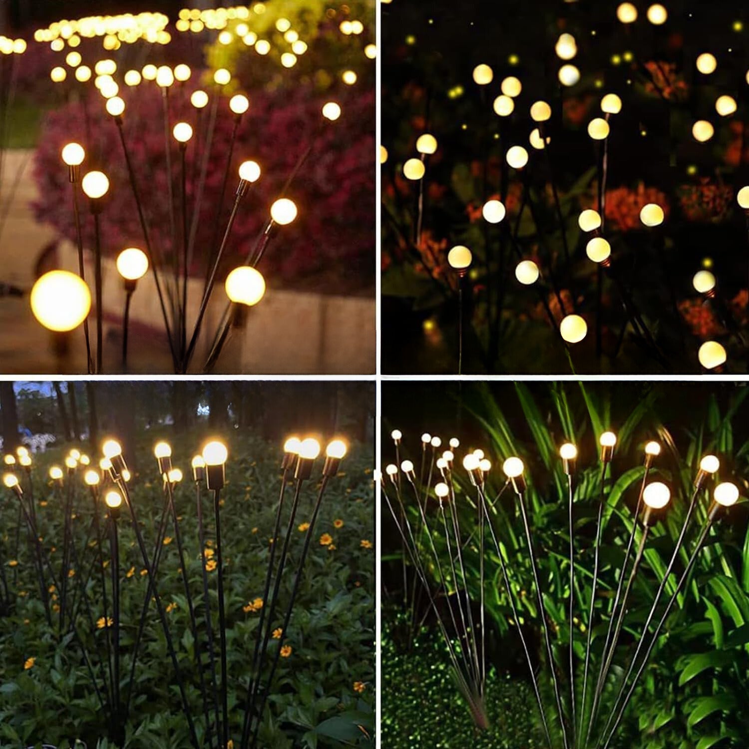 Lampes LEDs Lucioles À Énergie Solaire – Ambiance Magique Pour Votre Jardin