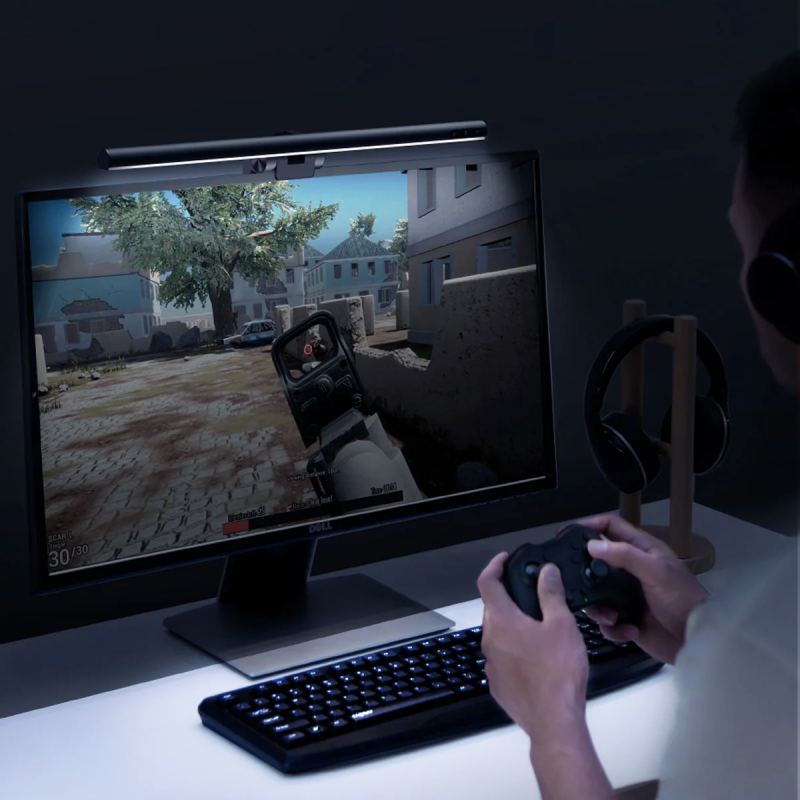 LED Desk Lamp - Wireless Lighting for Screen