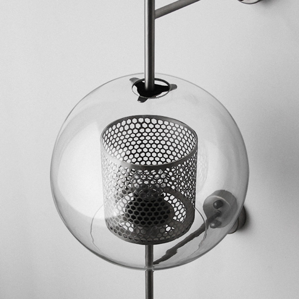 Teollinen geometrinen seinävalaisin - tyyliä ja modernia