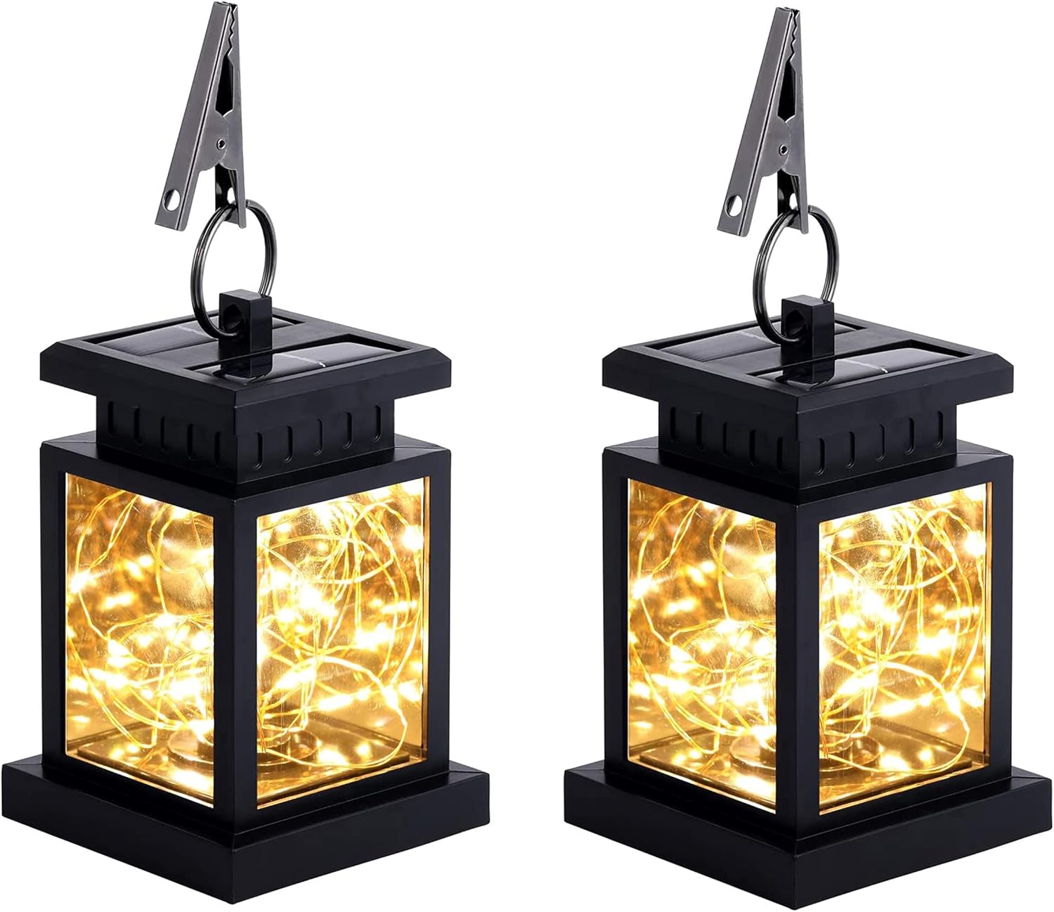 吊るし式ソーラーランタン — 庭とテラスの照明