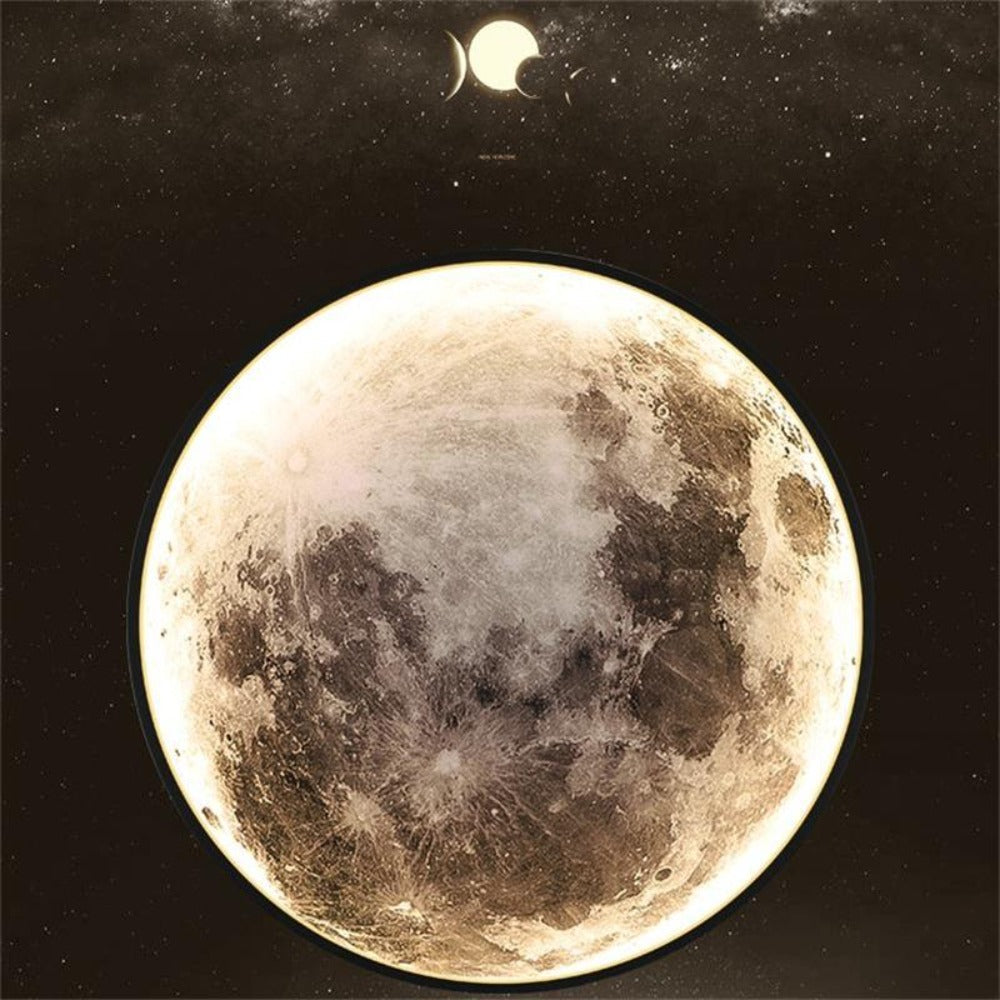 3D LED Wandlamp – Maan Voor Een Unieke Sfeer