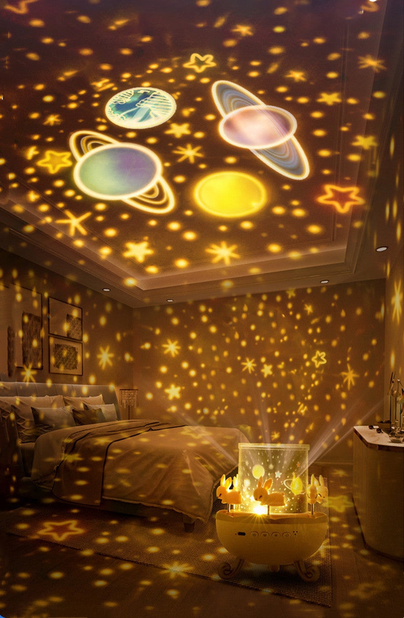 Proiettore Notturno — Cielo Stellato In Luce