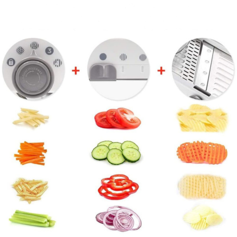 Monitoiminen keittiömandoliini - maksimaalinen tarkkuus ja turvallisuus