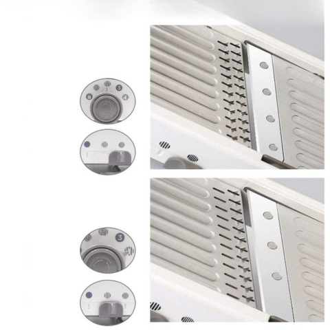 Monitoiminen keittiömandoliini - maksimaalinen tarkkuus ja turvallisuus