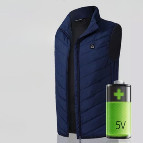 Unisex lämmittävä liivi - säädettävä lämpötila ja moderni tyyli