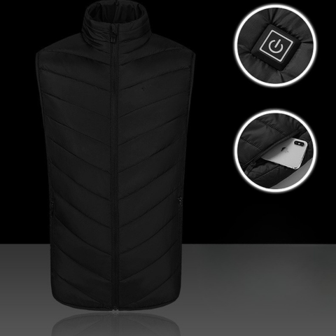 Unisex lämmittävä liivi - säädettävä lämpötila ja moderni tyyli