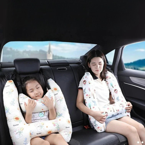 Almofada de viagem para crianças - Apoio para a cabeça e sono tranquilo
