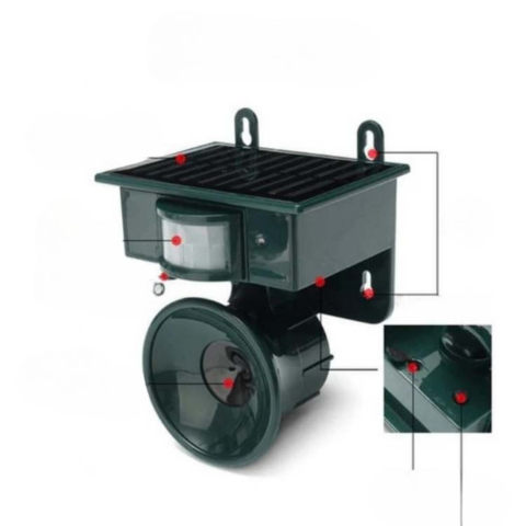 Répulsif Électronique Pour Jardin — Chasse Les Oiseaux Et Protége Vos Espaces
