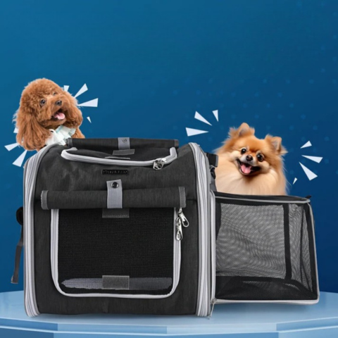 Erweiterbarer Fahrradkorb für Tiere – Praktisch und bequem