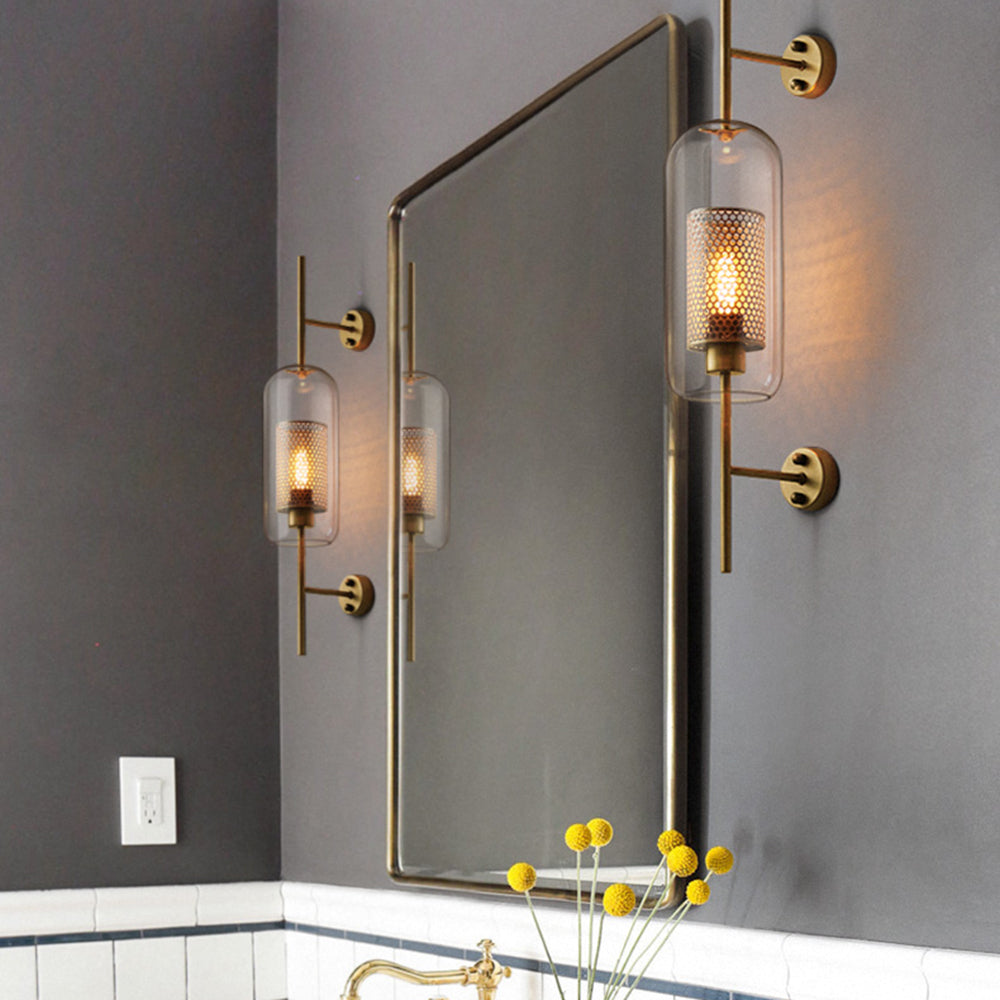 Teollinen geometrinen seinävalaisin - tyyliä ja modernia