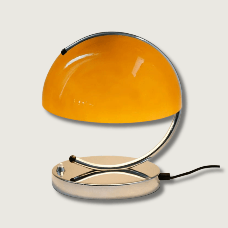 スカンジナビアスタイルのガラス製テーブルランプ – 優雅さと現代性