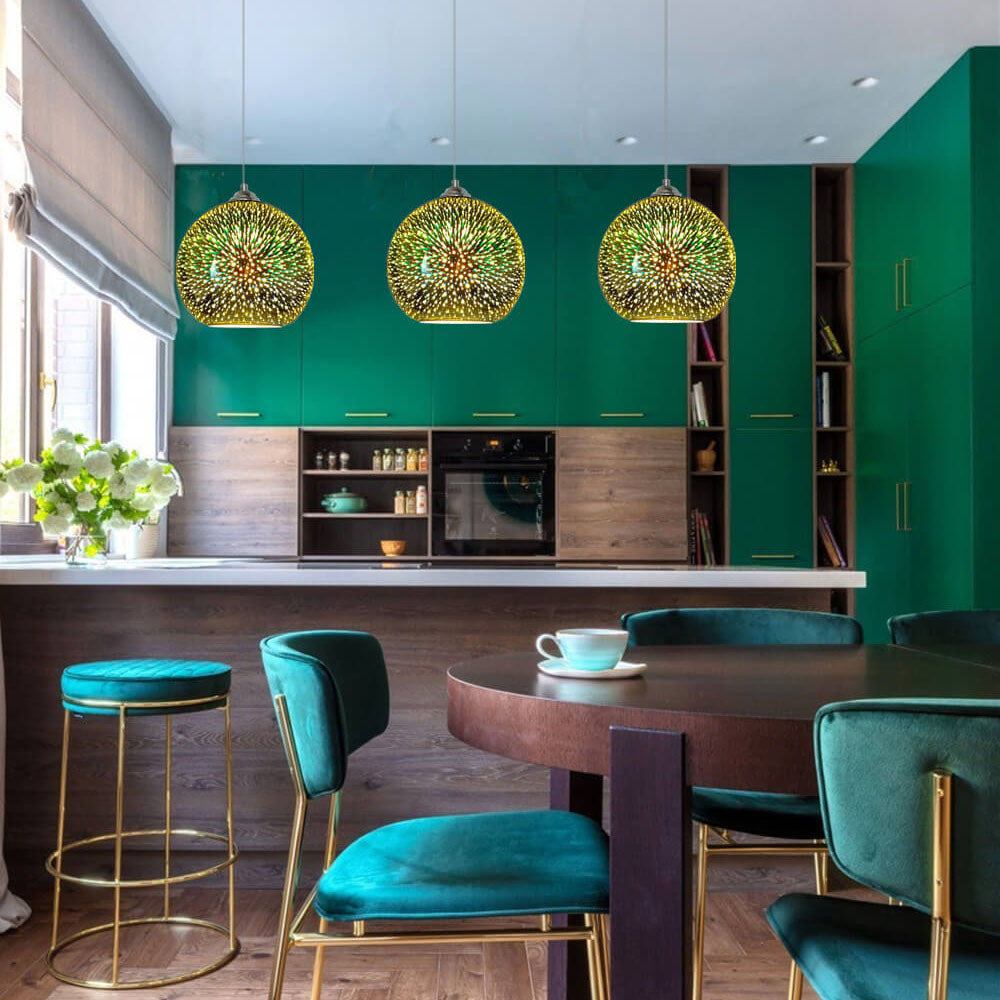 Moderne Hängelampe Feuerwerks-Effekt – Visueller Glanz und trendiges Design