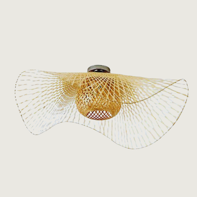 Japán stílusú rattan függőlámpa – Természet és nyugalom