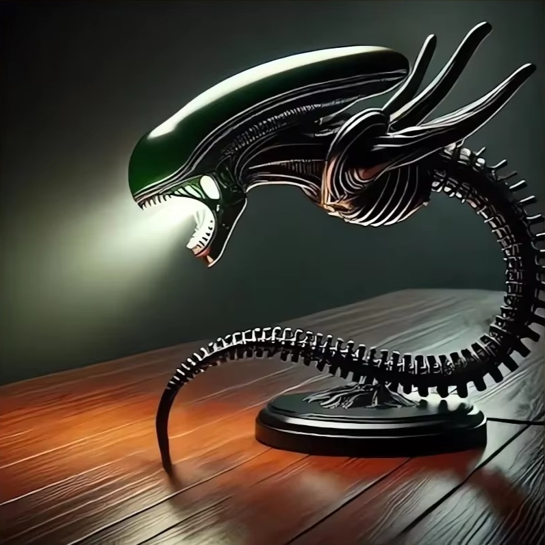 LED Skrivbordslampa — Inspiration Xenomorph