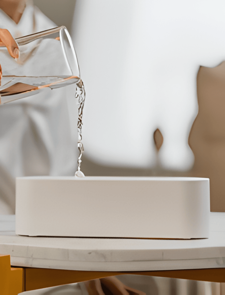 USB-aromadiffuusori monivärisellä LED-valaistuksella - rentouttava tunnelma ja kevyt sumu