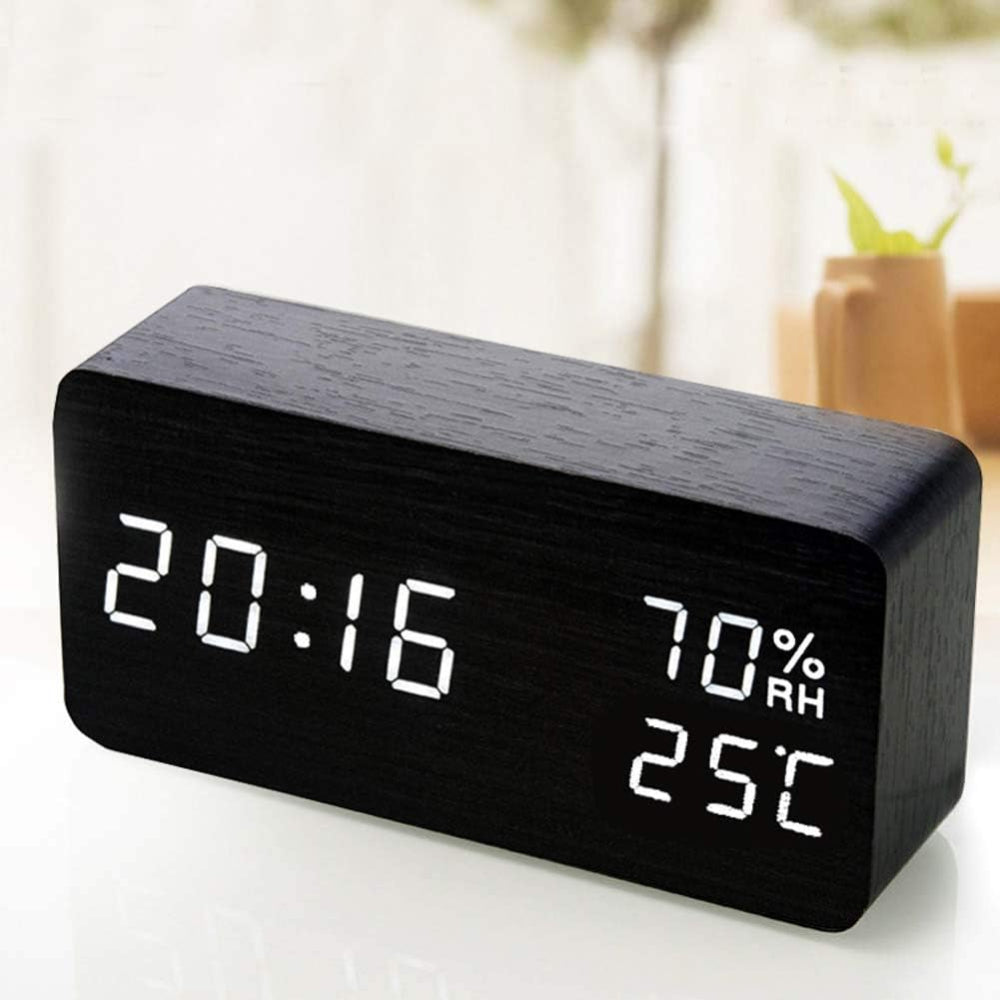 Relógio LED Com Comando de Voz – Design Moderno e Funcionalidade Inteligente