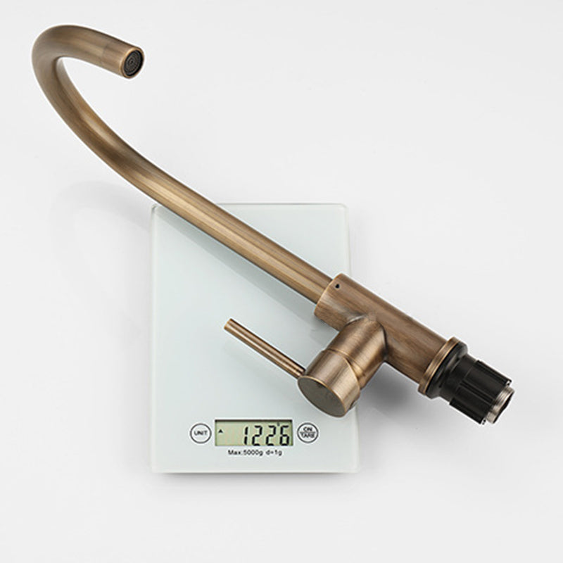 Elegant Køkkenvask - Antik Bronze og Raffineret Design