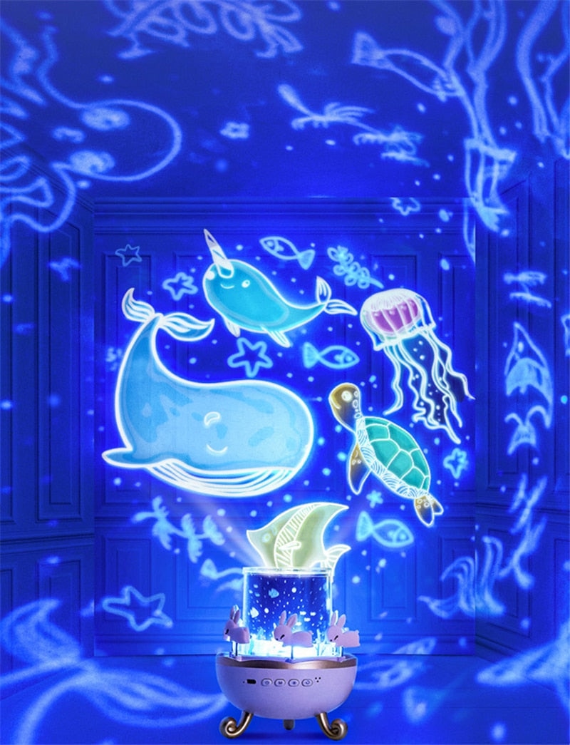 Proiettore Notturno — Cielo Stellato In Luce