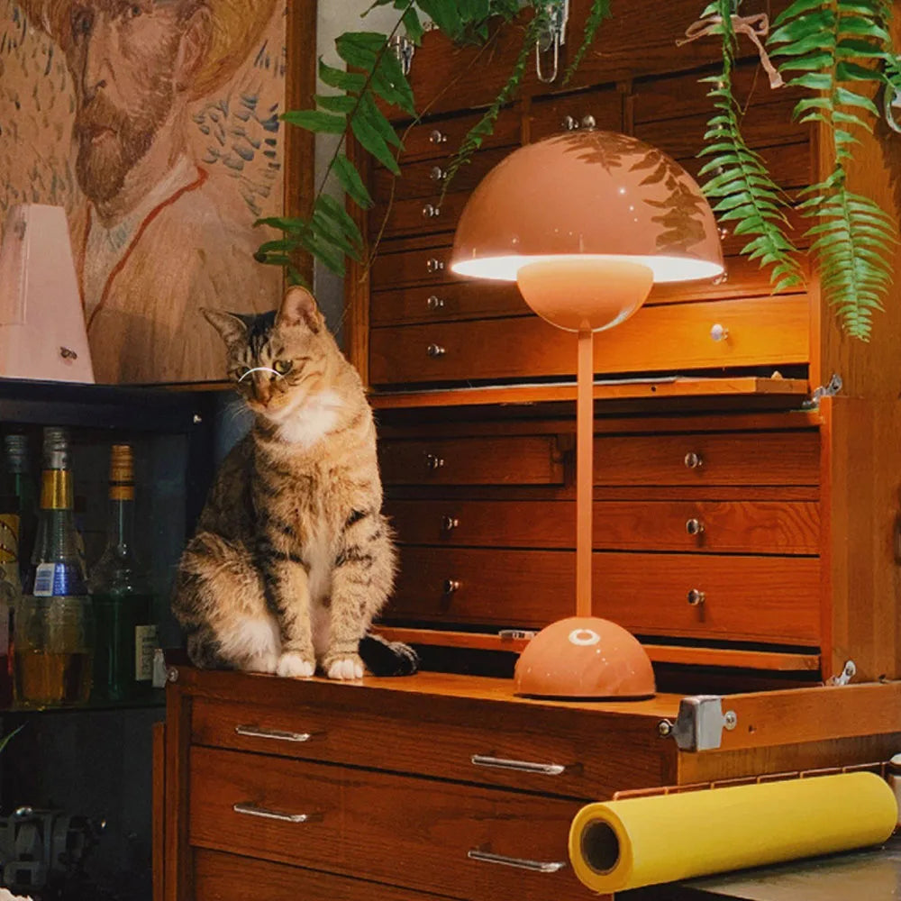 Bordslampa Bärbar – Modern Design Och Mobilt Belysning