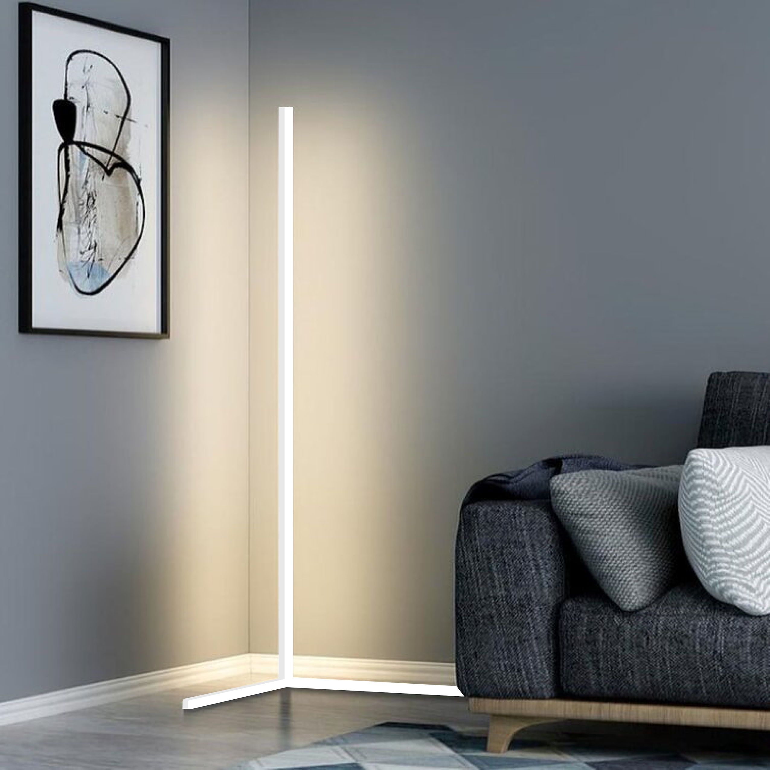 LED Vinkel Lampe – Stemningsbelysning Og Minimalistisk Design