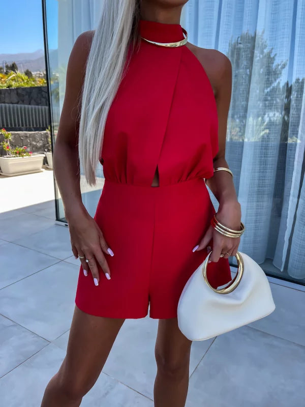 Dorcas | Elegant Korte Overall – Dristig og Raffinert Stil 