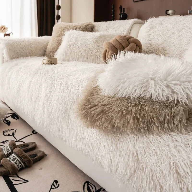 Zachte pluche Sofa Overtrek - Absoluut Comfort en Elegante Stijl