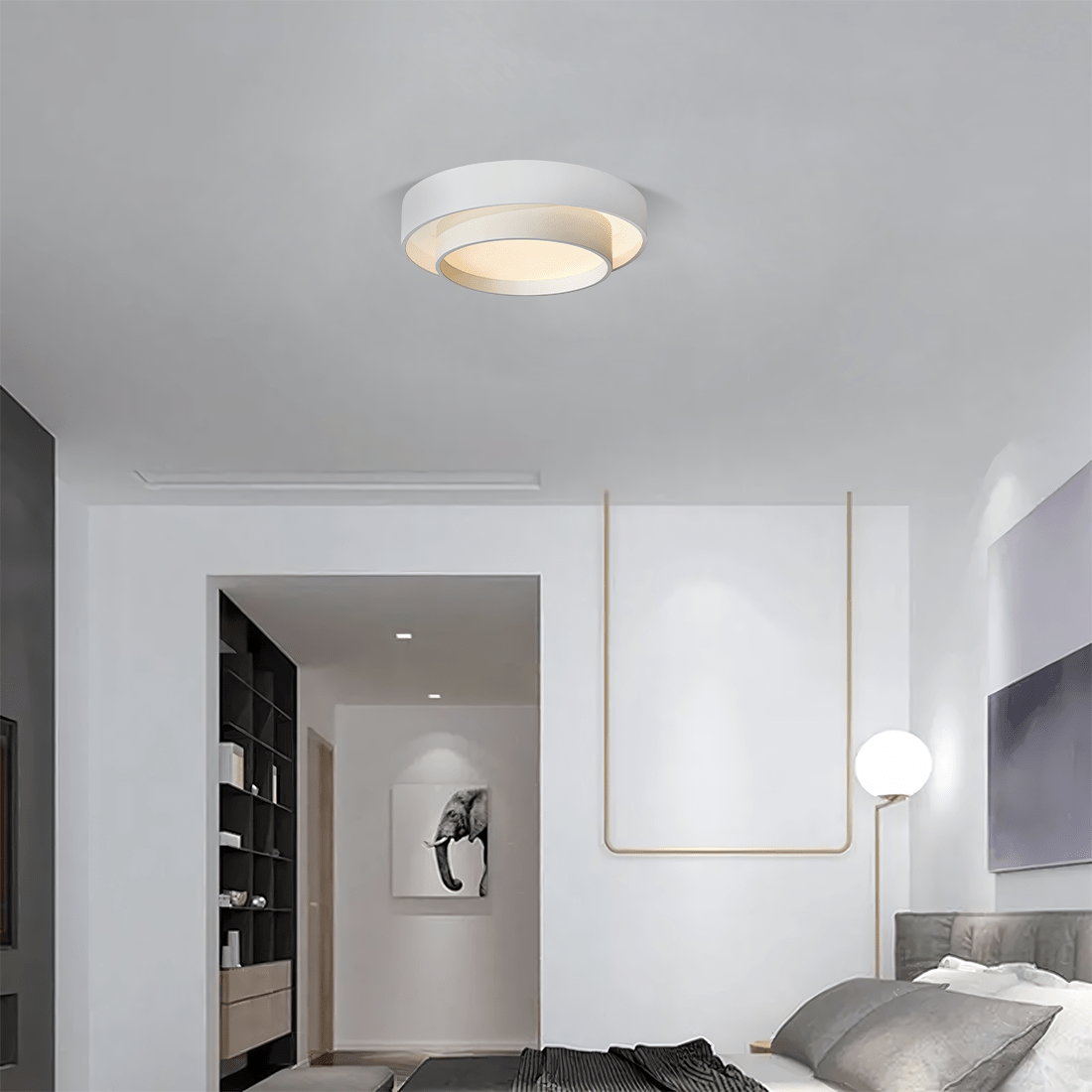 Plafonnier LED Disque – Lumière Et Confort Visuel