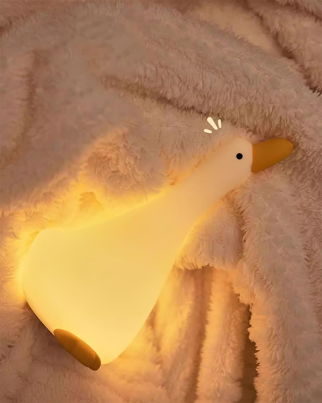 Veilleuse Oie Enchantée — Lumière Tactile & Design Apaisant