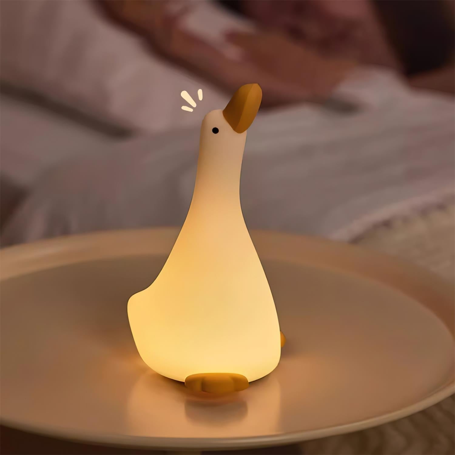 Enchanted Goose Nightlight - 触覚ライトと癒しのデザイン