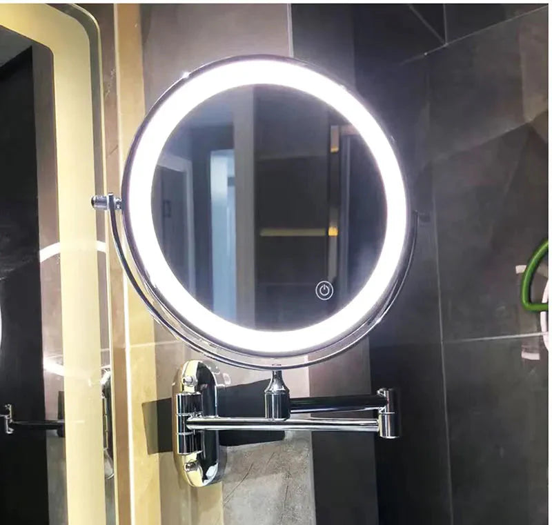 Makeup Mirror – LED Lighting, Magnifying Effect and Wireless 