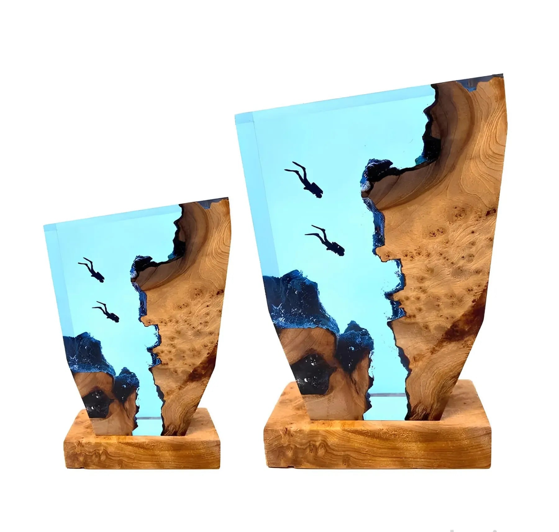 Lámpara de Mesa Oceánica – Decoración Lumínica Relajante 