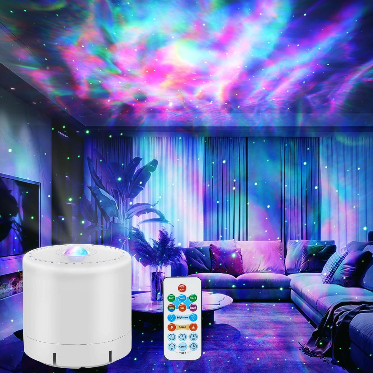 Projecteur LED – Ambiance Galaxie Relaxante