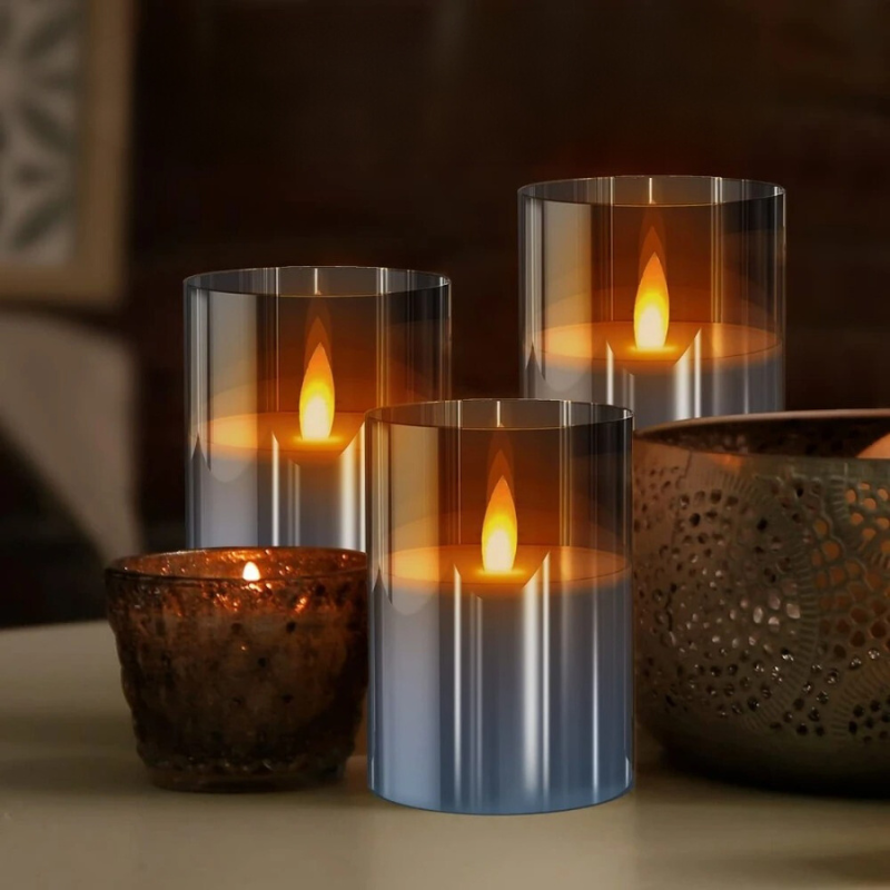 Realistic Electric Candles – Filtered Glow Without Wax or Flame 