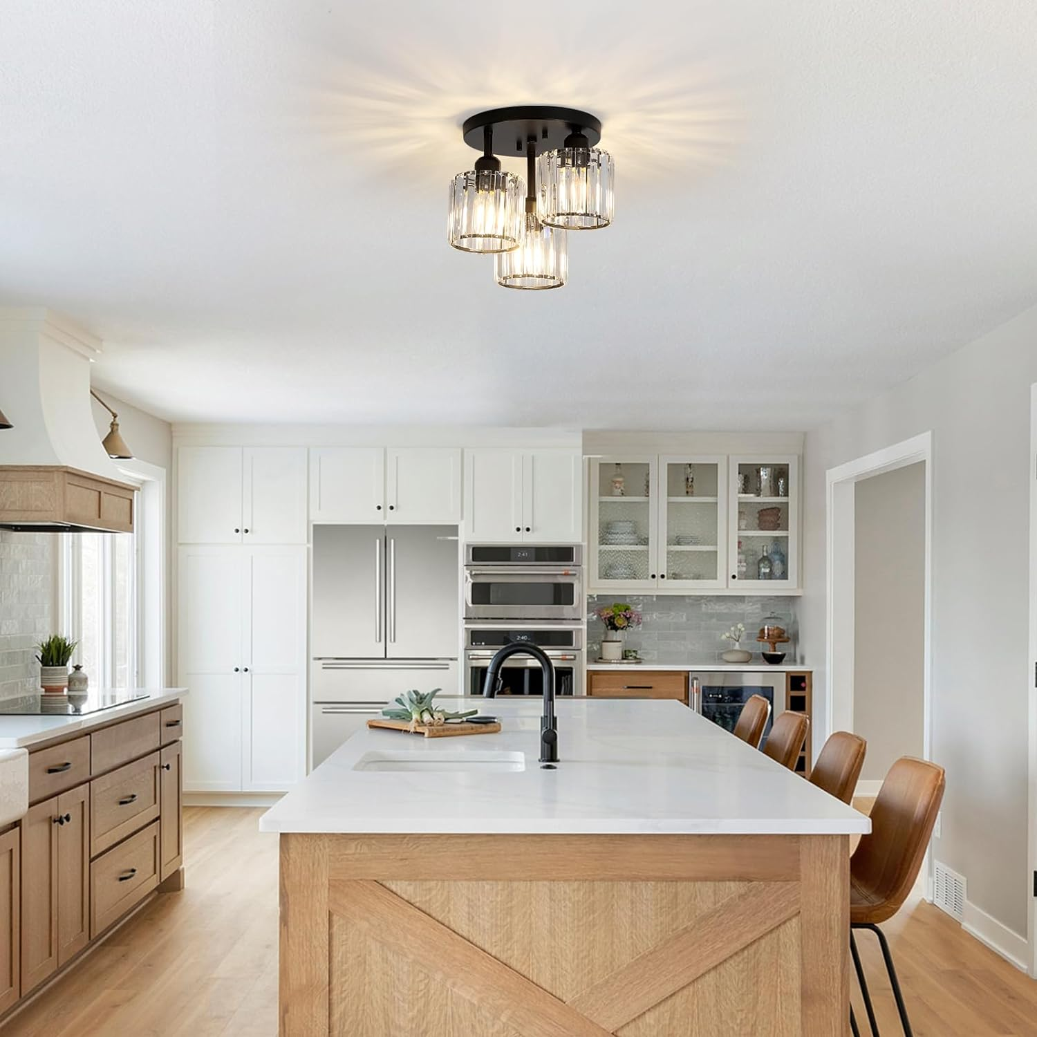 Plafoniera Semi-Incastrata – Eleganza Moderna e Splendore Raffinato 