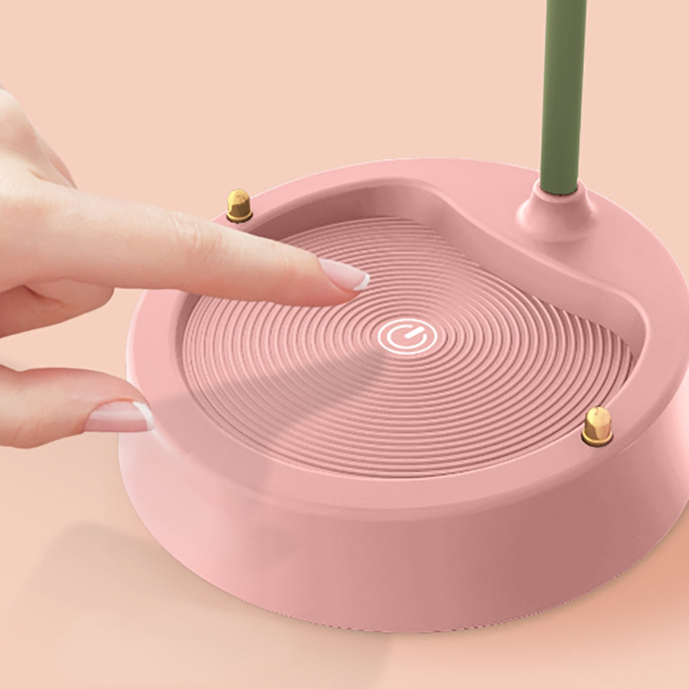 Lâmpada de Secretária Flor – Elegância e Luz Suave 