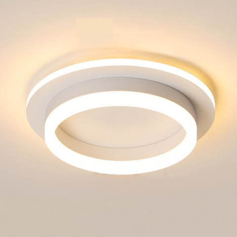 Plafonieră contemporană - Forme elegante și iluminare uniformă