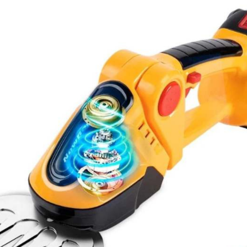 Záhradný Nástroj 2-V-1 Bezdrôtový — Nožnice na živý plot a praktické nožnice 