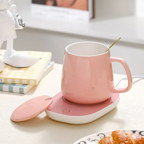 ספל חימום חשמלי — משקאות תמיד בטמפרטורה הנכונה 