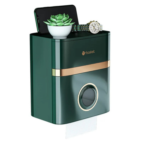 Væghængt Opbevaringsboks — En Kompakt Og Elegant Løsning Til Badeværelset 