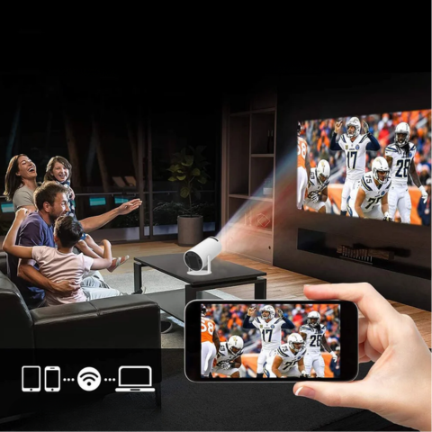 Magas felbontású hordozható mozi projektor 