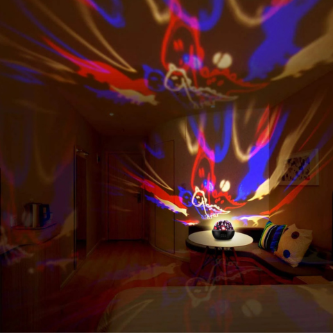 Dinosaur spotlight - Realistisk projeksjon og original dekor