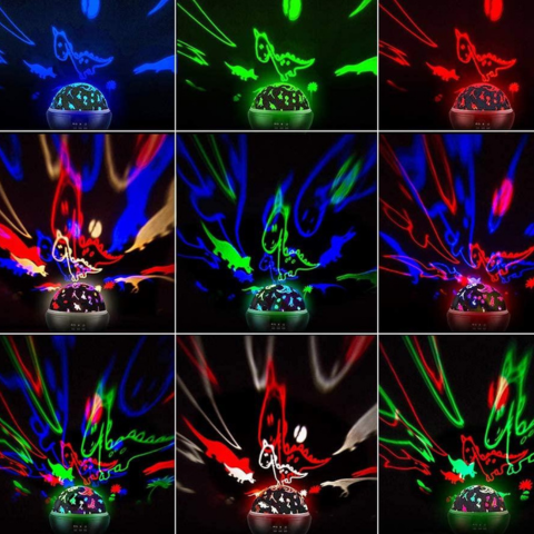 Dinosaur spotlight - Realistisk projeksjon og original dekor