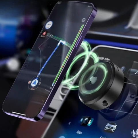 360° mágneses autós telefontartó - Biztonságos rögzítés és praktikus használat