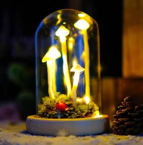 Taianomainen Sieni Lamppu – Koristeellinen Taika ja Ajaton Eleganssi 