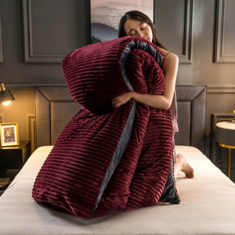 3ピースの寝具セット – ポリエステルの柔らかさと快適さ 