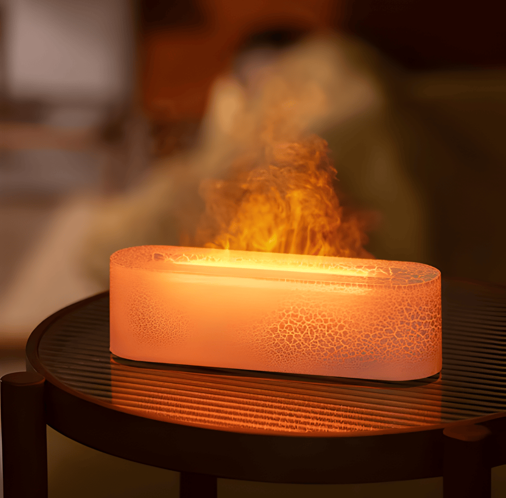 USB Aroma Diffuser med mångfärgad LED-belysning - avslappnande atmosfär och lätt dimma